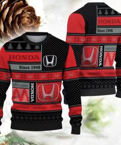 Honda Car Mens Ugly Christmas Sweater 2 Gift For Fans - Honda Car Mens Ugly Christmas Sweater 2 Gift For Fans