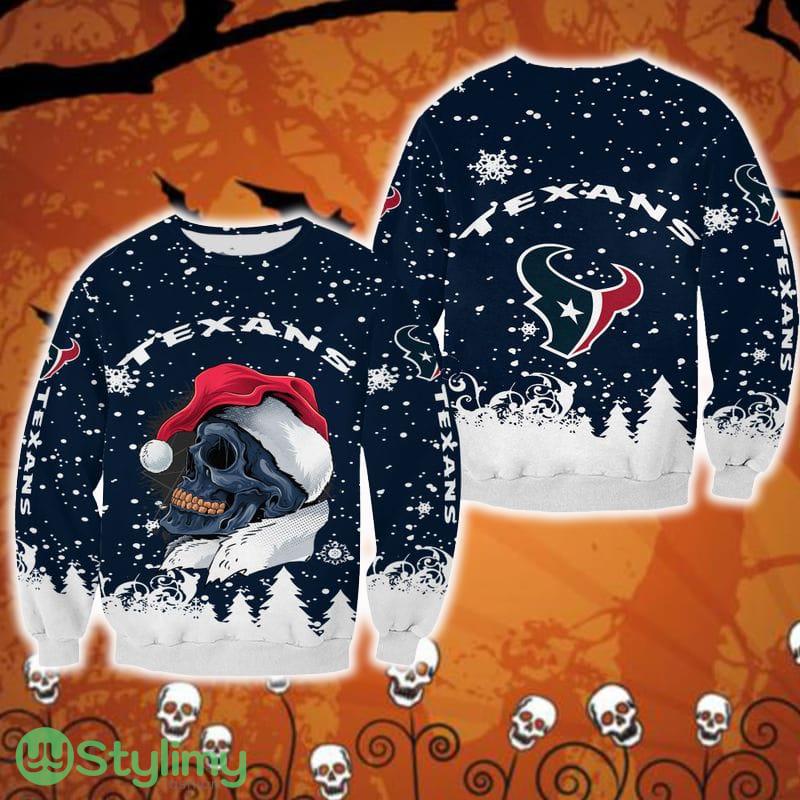 Houston Texans Christmas Skull Roast Halloween Ugly Sweater For Men And Women Gift Christmas 3 Houston Texans Christmas Skull Roast Halloween Ugly Sweater For Men And Women Gift Christmas - Houston Texans Christmas Skull Roast Halloween Ugly Sweater For Men And Women Gift Christmas