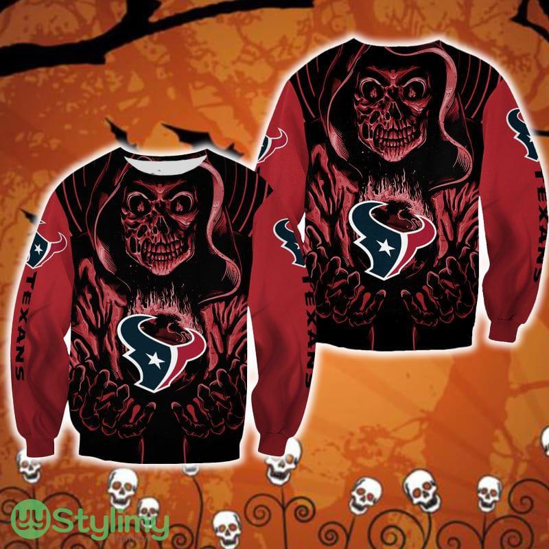 Houston Texans Death Halloween Skull Hat Halloween Ugly Sweater For Men And Women Gift Christmas 3 Houston Texans Death Halloween Skull Hat Halloween Ugly Sweater For Men And Women Gift Christmas - Houston Texans Death Halloween Skull Hat Halloween Ugly Sweater For Men And Women Gift Christmas