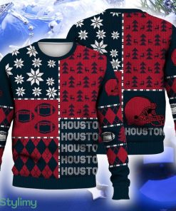 Houston Ugly Christmas Sweater Retro Football American Fans Gift For Men And Women - Houston Ugly Christmas Sweater Retro Football American Fans Gift For Men And Women