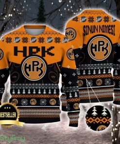 HPK Ugly Christmas Sweater Logo Custom Name Gift Fans - HPK Ugly Christmas Sweater Logo Custom Name Gift Fans