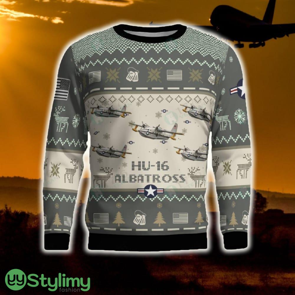 HU-16 Albatross HU16 Combat Aircraft Ugly Sweater Gift For Men And Women Gift Veteran Christmas 4 HU-16 Albatross HU16 Combat Aircraft Ugly Sweater Gift For Men And Women Gift Veteran Christmas - HU-16 Albatross HU16 Combat Aircraft Ugly Sweater 2