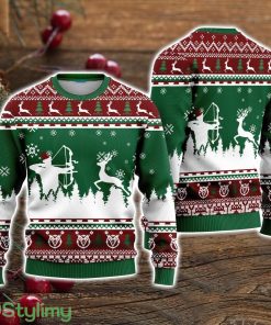 Hunting Deer Ugly Christmas Sweater Christmas Holiday Gift For Men And Women Product Photo 1