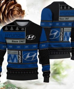 Hyundai Car Mens Ugly Christmas Sweater Gift For Fans - Hyundai Car Mens Ugly Christmas Sweater Gift For Fans