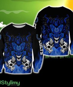 Indianapolis Colts Clown Halloween Casual Ugly Sweater For Men And Women Gift Christmas - Indianapolis Colts Clown Halloween Casual Ugly Sweater For Men And Women Gift Christmas