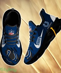 Indianapolis Colts Imagery For Fans Custom Name Max Soul Sneakers New Gift Men And Women Clunky Shoes - Indianapolis Colts Chunky Shoes_4
