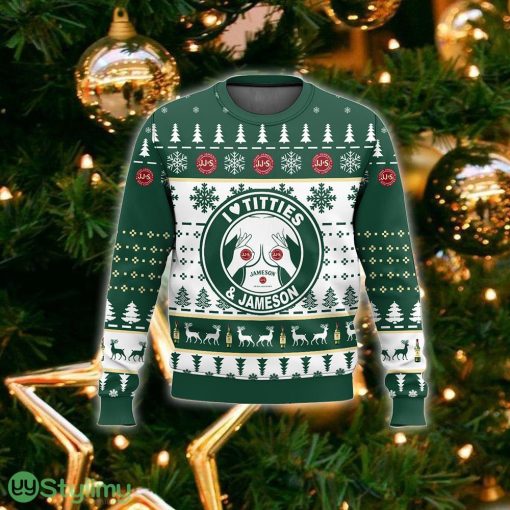 Jameson Titties Funny Ugly Sweater For Fans Christmas Vintage Gift