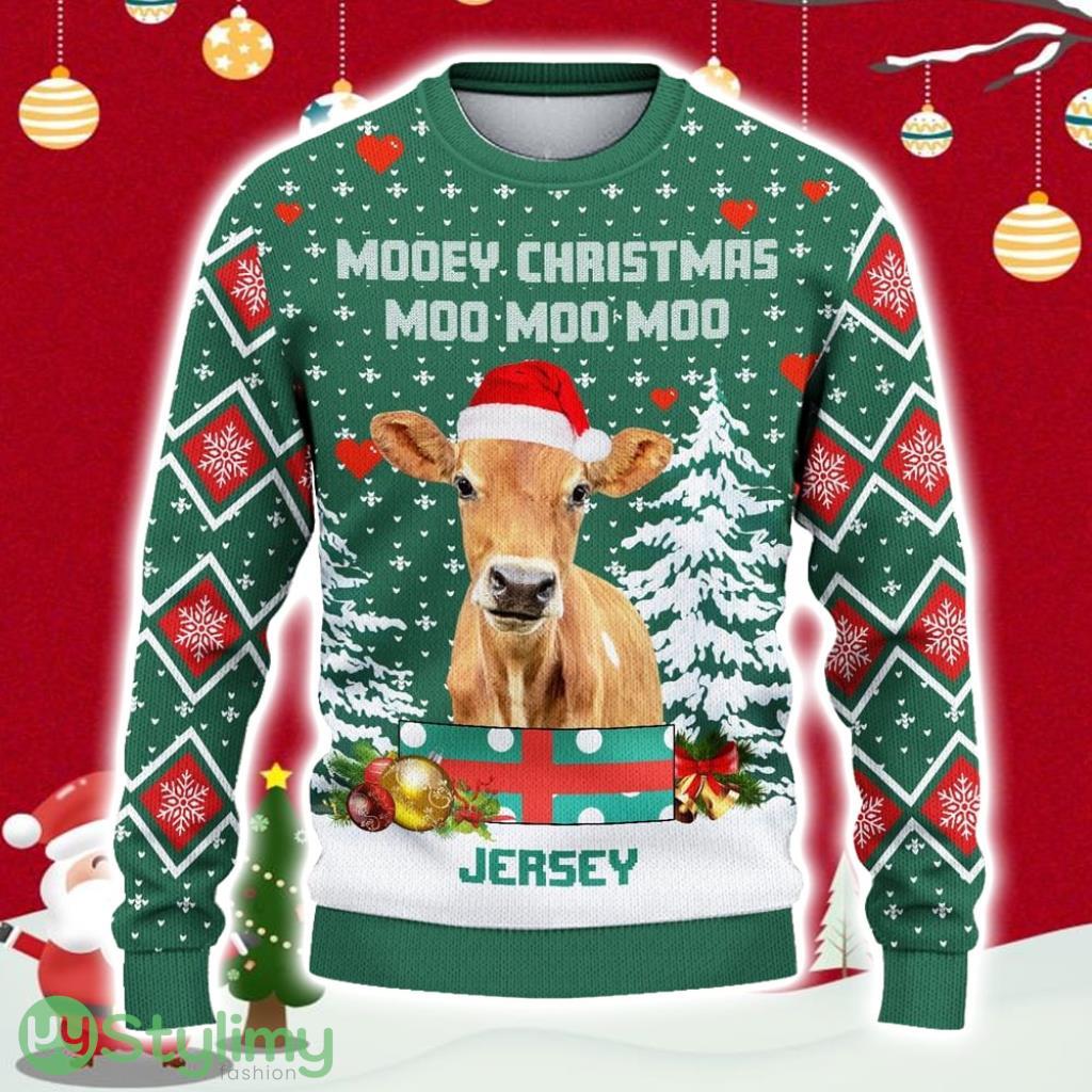Jersey Green Ugly Christmas Sweater Gift Christmas 3 Jersey Green Ugly Christmas Sweater Gift Christmas Product Photo 1