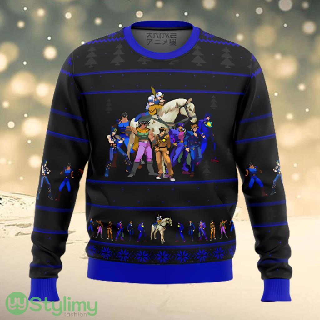 Jojo’ s Bizarre Adventure Generations Ugly Gamer Christmas Sweater 3 Jojo’ s Bizarre Adventure Generations Ugly Gamer Christmas Sweater Product Photo 1