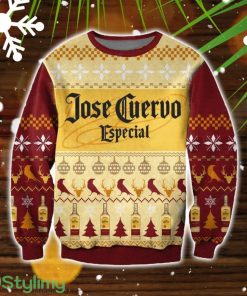 Jose Cuervo 3D Ugly Christmas Sweater Christmas Gift Product Photo 1