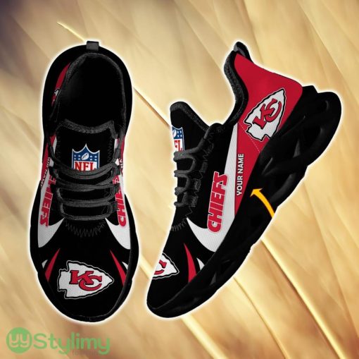 Kansas City Chiefs Iconography For Fans Custom Name Max Soul Sneakers New Gift Men And Women Clunky Shoes