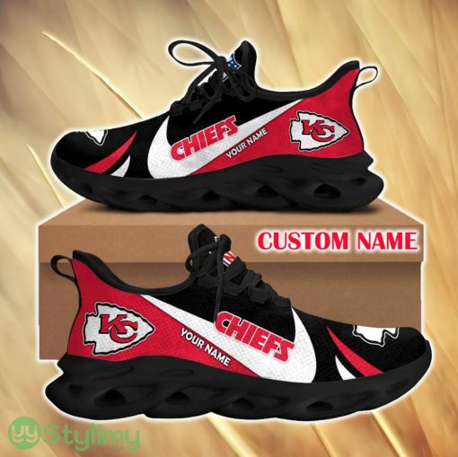 Kansas City Chiefs Iconography For Fans Custom Name Max Soul Sneakers New Gift Men And Women Clunky Shoes