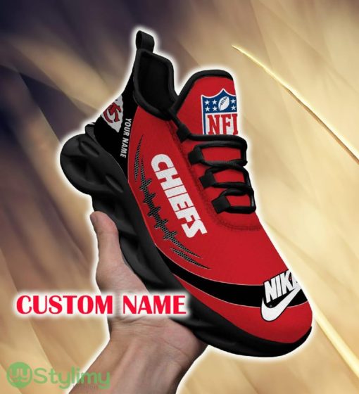 Kansas City Chiefs Trademark For Fans Custom Name Max Soul Sneakers New Gift Men And Women Clunky Shoes