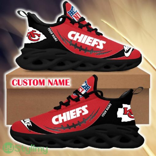 Kansas City Chiefs Trademark For Fans Custom Name Max Soul Sneakers New Gift Men And Women Clunky Shoes