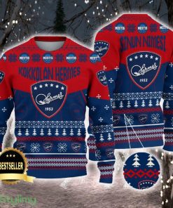 Kokkolan Hermes Ugly Christmas Sweater Logo Custom Name Gift Fans - Kokkolan Hermes Ugly Christmas Sweater Logo Custom Name Gift Fans