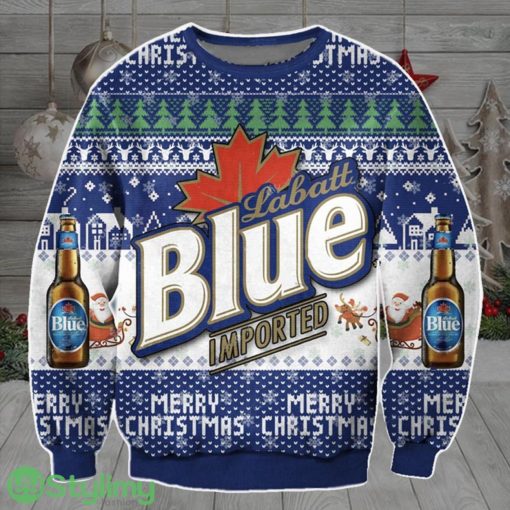 Labatt Blue Imported 3D Ugly Christmas Sweater Christmas Gift Product Photo 1
