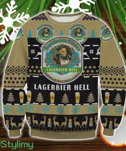 Lagerbier Hell 3D Ugly Christmas Sweater Christmas Gift Product Photo 1