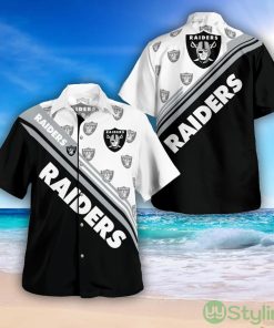 Las Vegas Raiders Logo Printed Aloha Hawaiian Shirt Special Gift For Fans Product Photo 1