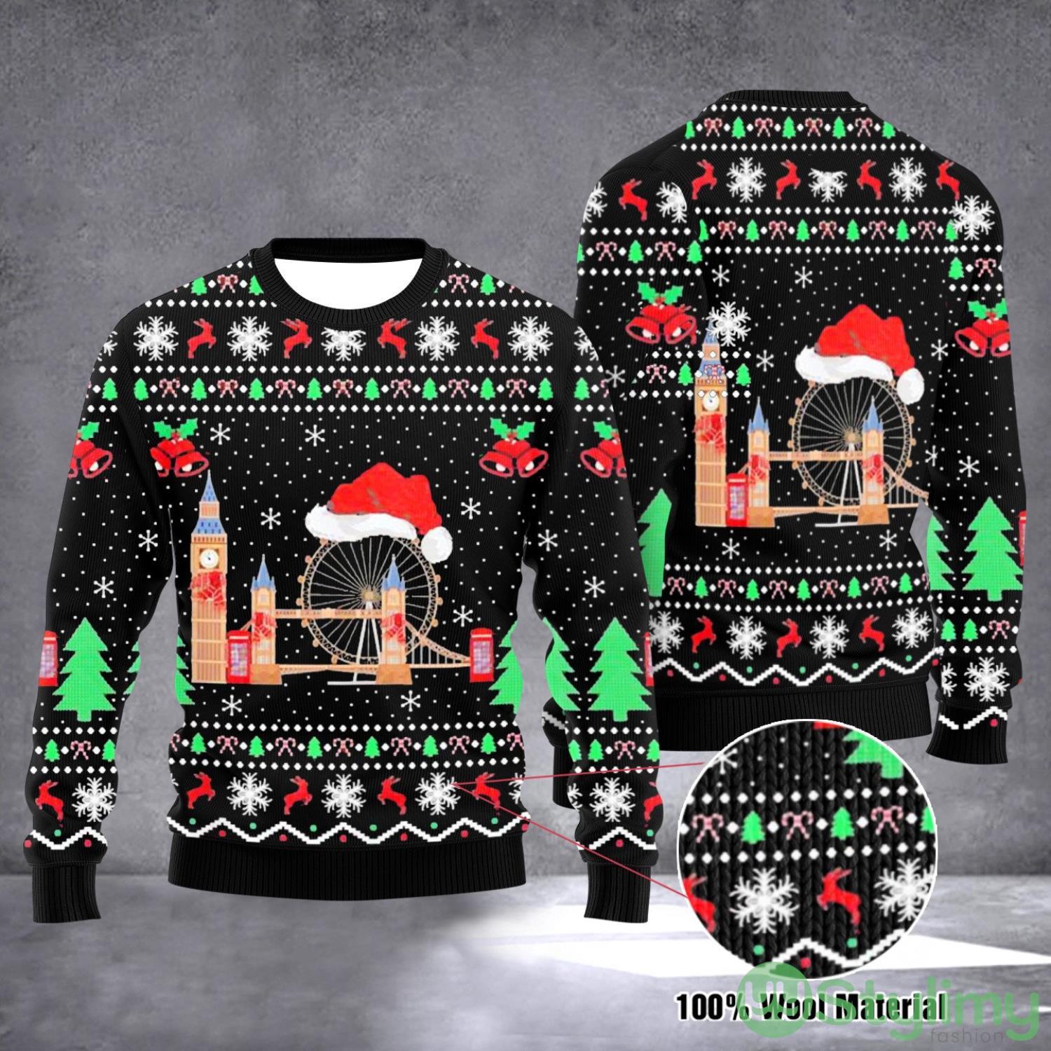 London Bridge 3D Ugly Christmas Sweater Christmas Gift For Men Women England Christmas Gifts 3 London Bridge 3D Ugly Christmas Sweater Christmas Gift For Men Women England Christmas Gifts Product Photo 1