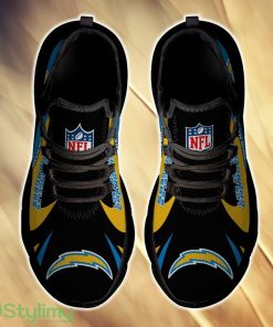 Los Angeles Chargers Luxury For Fans Custom Name Max Soul Sneakers New Gift Men And Women Clunky Shoes - Los Angeles Chargers Chunky Shoes_3
