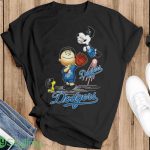 Los Angeles Dodgers The Peanuts Sport Fans Christmas Shirt Gift For Christmas - G500 Gildan T-Shirt