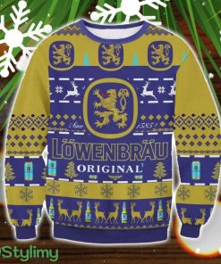 Lowenbrau Original 3D Ugly Christmas Sweater Christmas Gift Product Photo 1