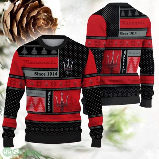 Maserati Car Mens Ugly Christmas Sweater Gift For Fans