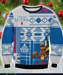 Michelob Ultra Camping Ugly Christmas Sweater Special Christmas Gift Product Photo 1