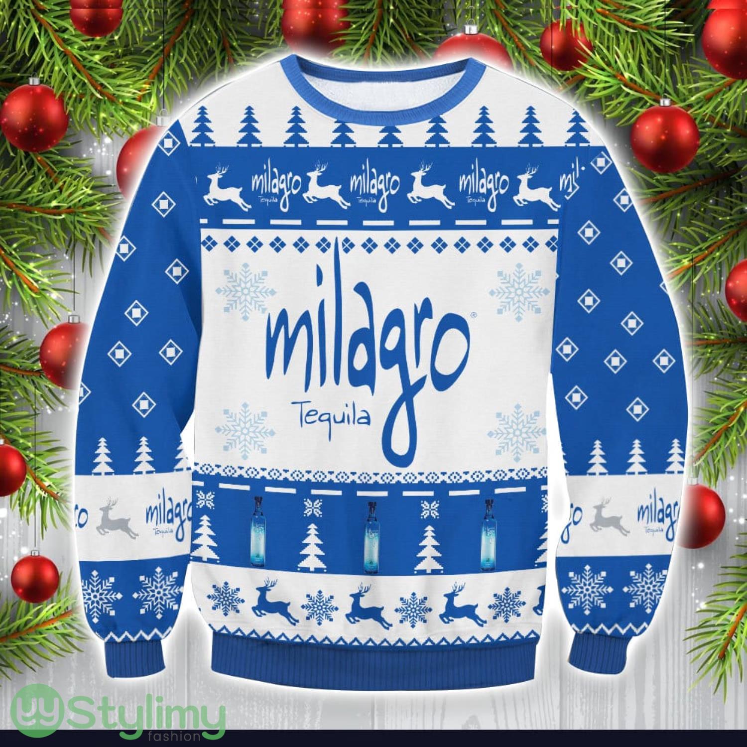Milagro Tequila Ugly Christmas Sweater Special Christmas Gift 3 Milagro Tequila Ugly Christmas Sweater Special Christmas Gift Product Photo 1