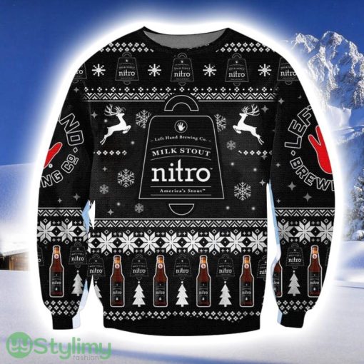 Milk Stout Nitro Beer Ugly Christmas Sweater