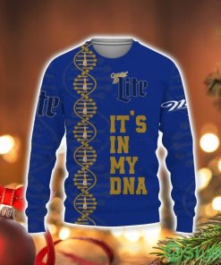 Miller Lite Beers It’s In My DNA 3D Sweater Holiday Gift Christmas Gift Product Photo 1