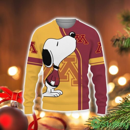 Minnesota Golden Gophers Shop Champion Teamwear 3D Sweater Holiday Gift Christmas Gift