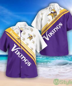 Minnesota Vikings Logo Printed Aloha Hawaiian Shirt Special Gift For Fans Product Photo 1