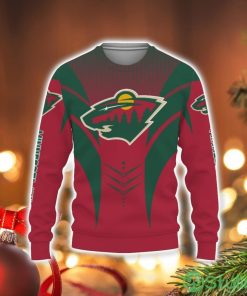 Minnesota Wild Football American Day Sport Teams Champion 3D Sweater Holiday Gift Christmas Gift Product Photo 1