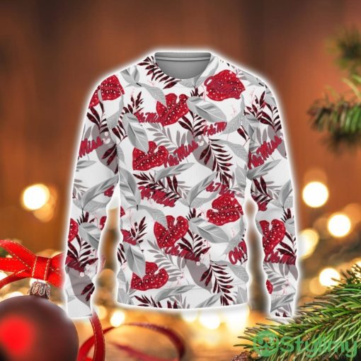 Mississippi Rebels Champions Sports Hawaiian Tropical Patterns 3D Sweater Holiday Gift Christmas Gift