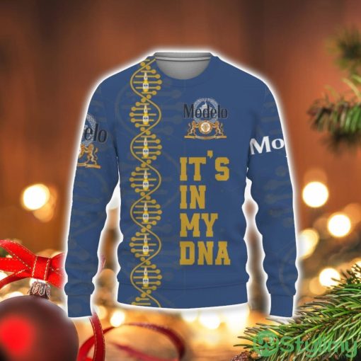 Modelo Beers It’s In My DNA 3D Sweater Holiday Gift Christmas Gift