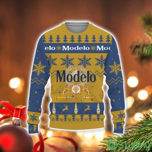 Modelo Beers Merry Christmas Unisex Gift Fan 3D Sweater Holiday Gift Christmas Gift