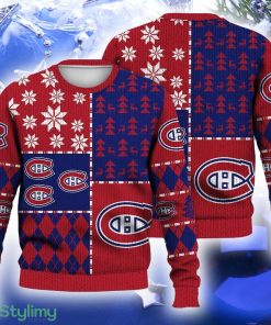 Montreal Canadiens Ugly Christmas Sweater Ice Hockey NHL Fans Gift For Men And Women - Montreal Canadiens Ugly Christmas Sweater Ice Hockey NHL Fans Gift For Men And Women