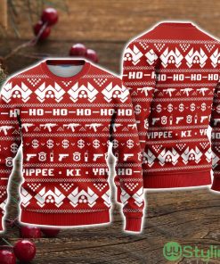 Nakatomi Plaza Red Ho Ho Ho Ugly Christmas Sweater Christmas Holiday Gift For Men And Women Product Photo 1