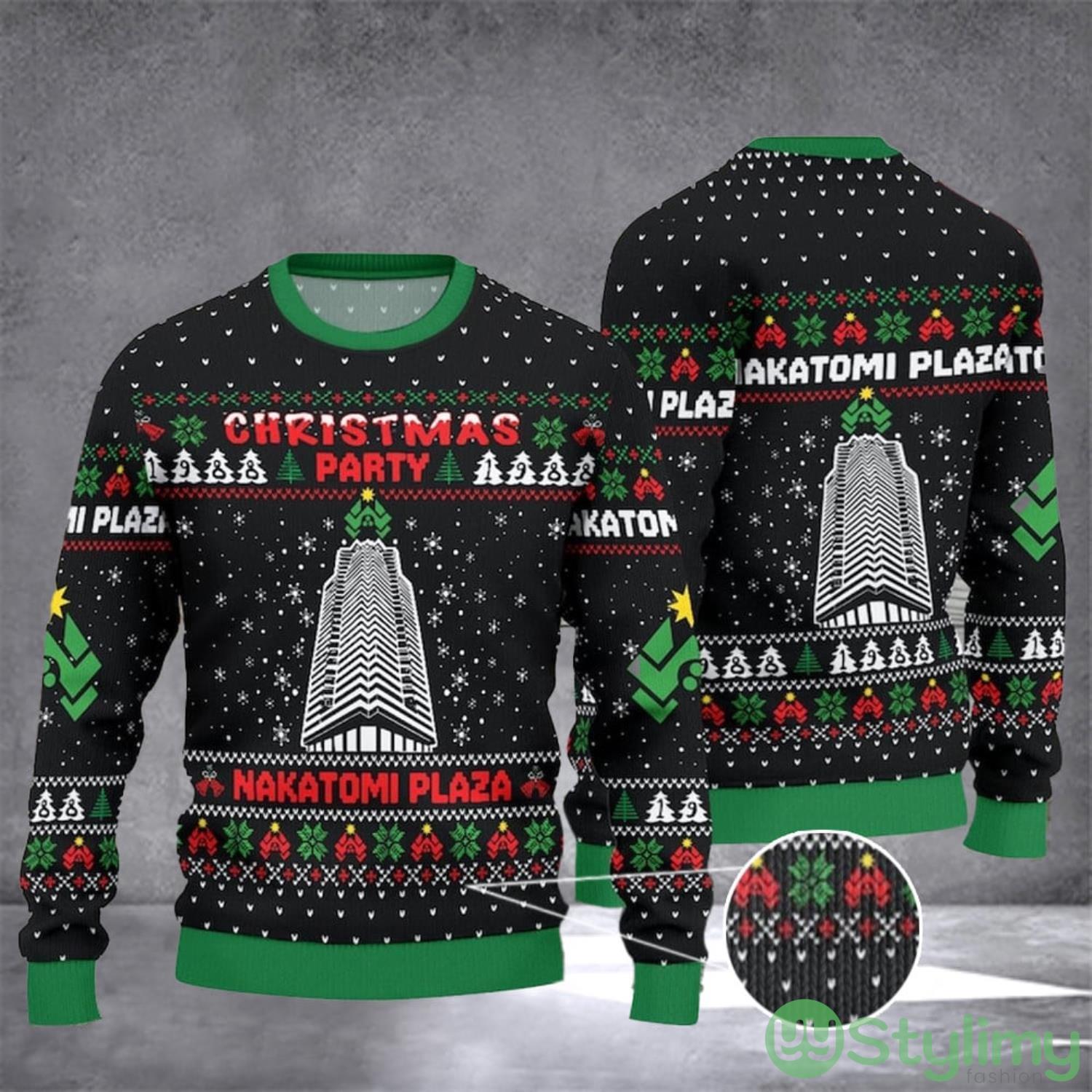 Nakatomi Plaza Sweater Nakatomi Plaza Christmas Party Sweater 3 Nakatomi Plaza Sweater Nakatomi Plaza Christmas Party Sweater Product Photo 1