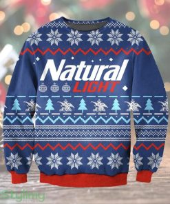Natural Light 3D Ugly Christmas Sweater Christmas Gift Product Photo 1
