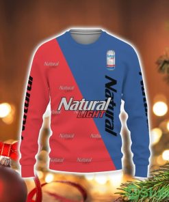 Natural Light Beers Beers And Whiskey Pattern Logo 3D Sweater Holiday Gift Christmas Gift Product Photo 1