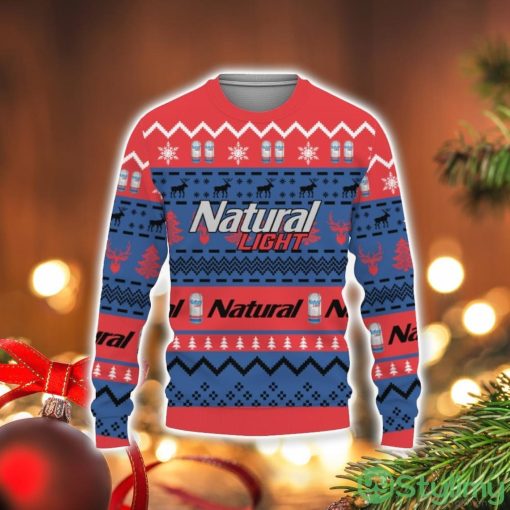 Natural Light Beers Shirts Beer Vintage Logo 3D Sweater Holiday Gift Christmas Gift