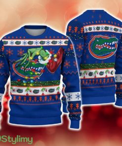 NCAA Florida Gators Grinch Christmas Ugly Sweater Funny Gift For Men And Women Fans - NCAA Florida Gators Grinch Christmas Ugly Sweater Funny Gift For Men And Women Fans