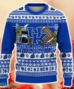 NCAA Kentucky Wildcats Christmas Ugly Sweater Custom Number And Name Gift For Fans Holidays - NCAA Kentucky Wildcats Christmas Ugly Sweater_2