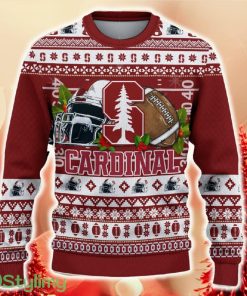 NCAA Stanford Cardinal Christmas Ugly Sweater Custom Number And Name Gift For Fans Holidays - NCAA Stanford Cardinal Christmas Ugly Sweater_2