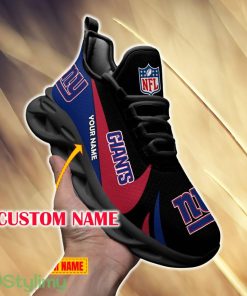 New York Giants Evoke For Fans Custom Name Max Soul Sneakers New Gift Men And Women Clunky Shoes - New York Giants Chunky Shoes_2