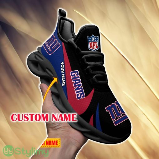 New York Giants Evoke For Fans Custom Name Max Soul Sneakers New Gift Men And Women Clunky Shoes