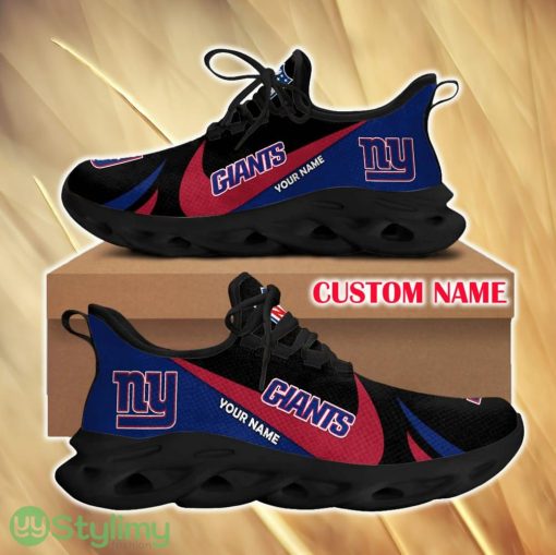 New York Giants Evoke For Fans Custom Name Max Soul Sneakers New Gift Men And Women Clunky Shoes