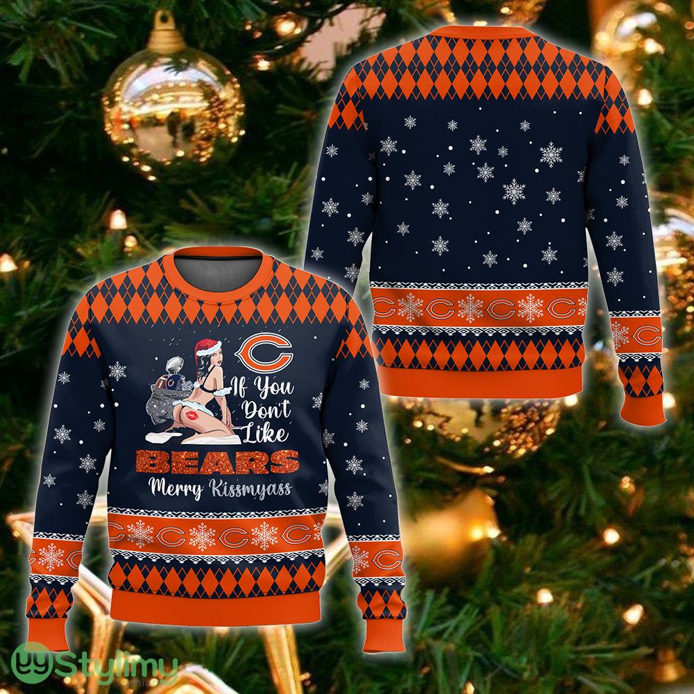 NFL Chicago BearsKissmyass Ugly Sweater For Fans Christmas Vintage Gift 4 NFL Chicago BearsKissmyass Ugly Sweater For Fans Christmas Vintage Gift - NFL Chicago BearsKissmyass Ugly Sweater_1